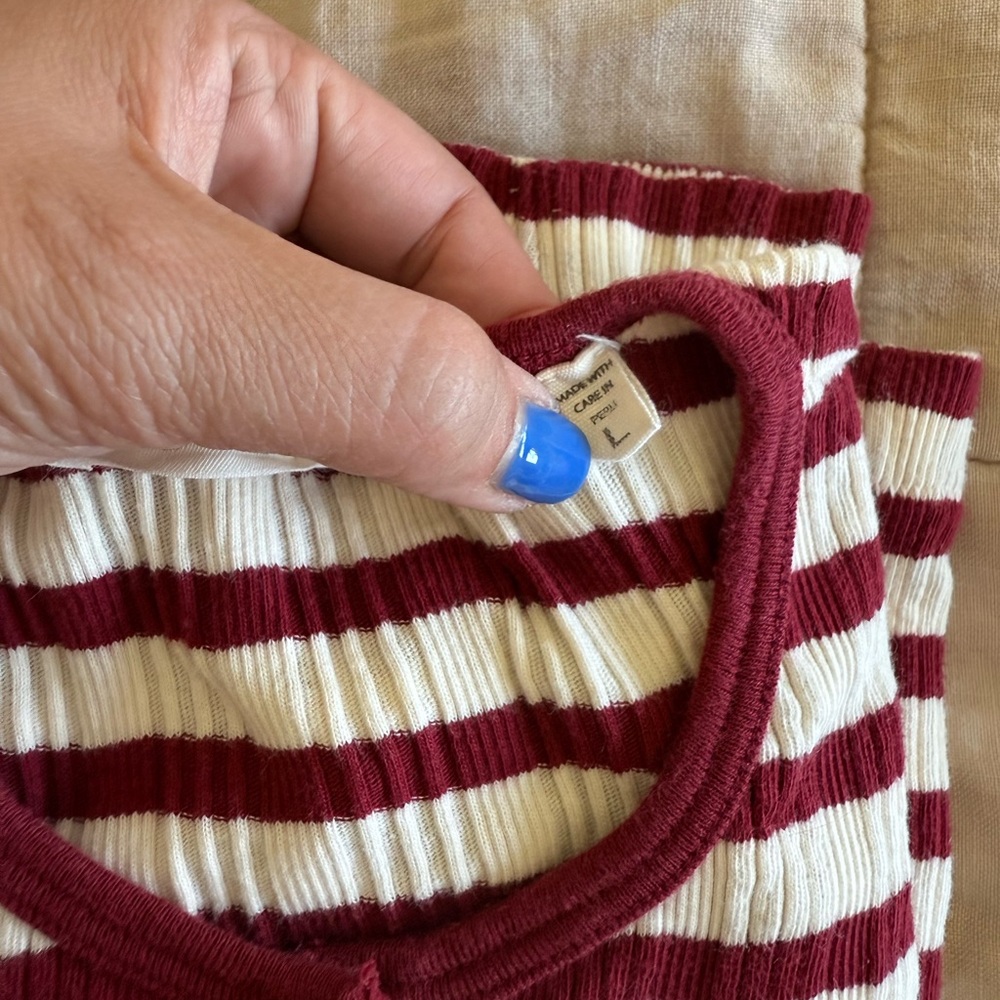 Doen Paola Stripe Long Sleeve Tee (L) - Picture 3 of 5